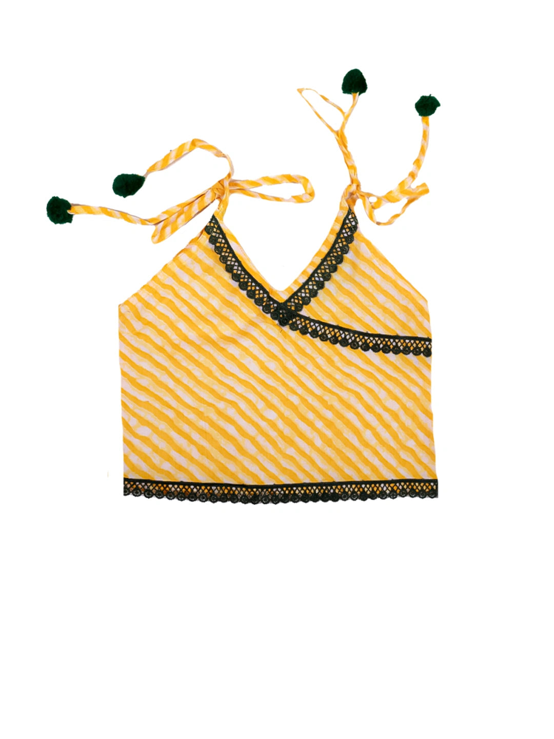 BownBee baby Girls Cotton Halter Neck Top with Bloomer