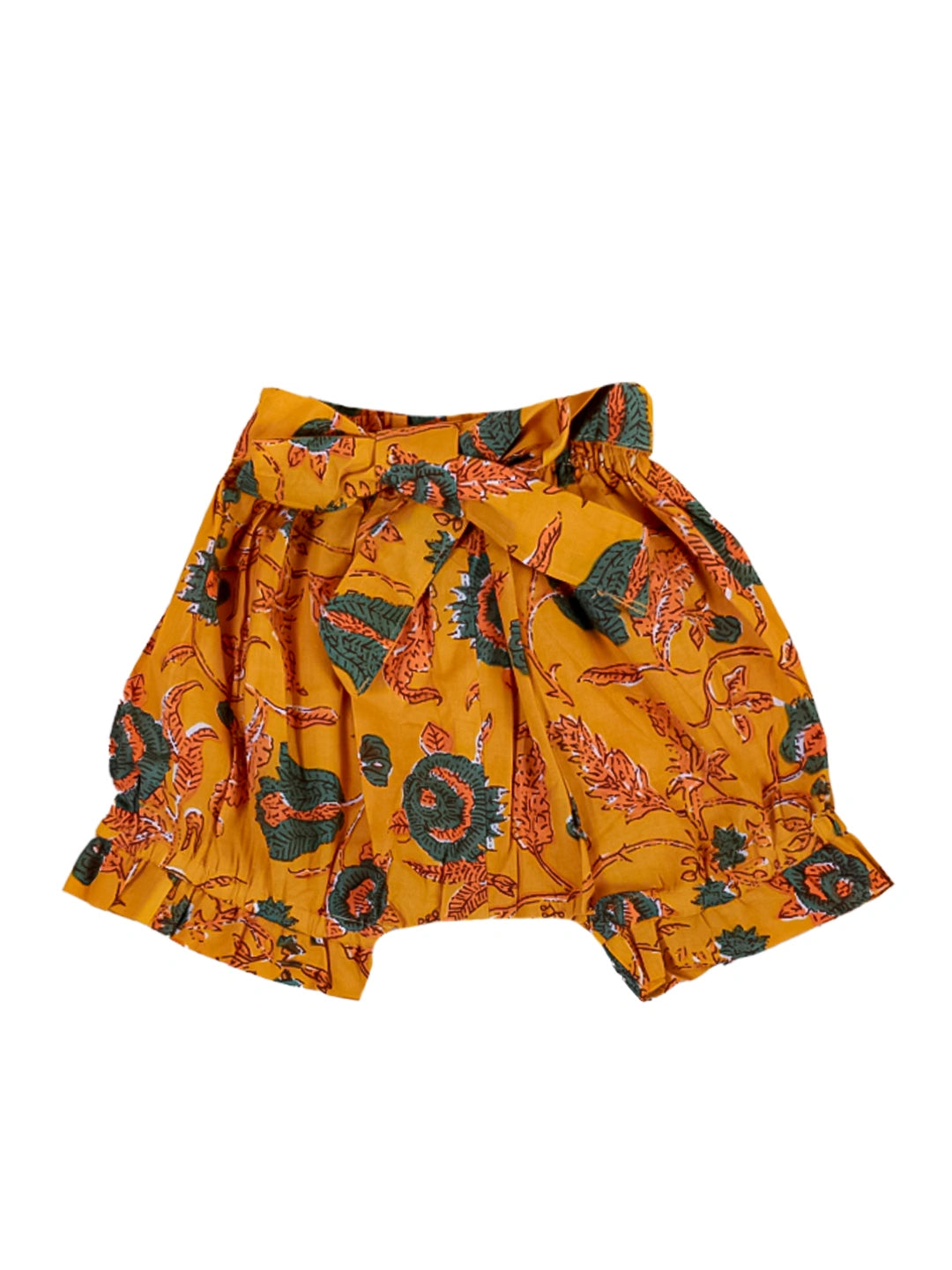 BownBee baby Girls Cotton Halter Neck Top with Bloomer