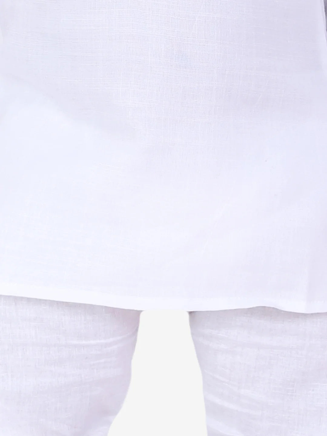 BownBee Stand Collar Cotton Kurta Pyjama