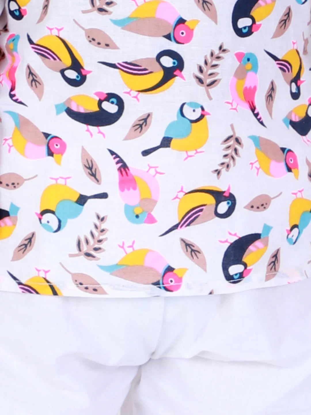 BownBee Full Sleeve Printed Night Suit