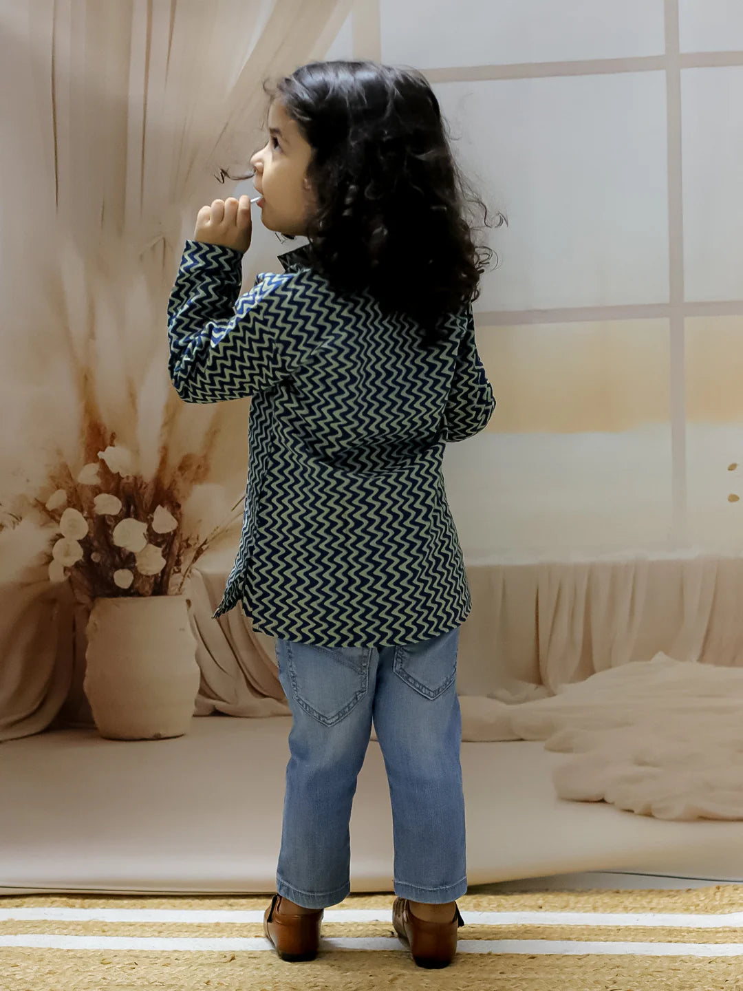 BownBee Boys Full Sleeve Pure Cotton Kurta
