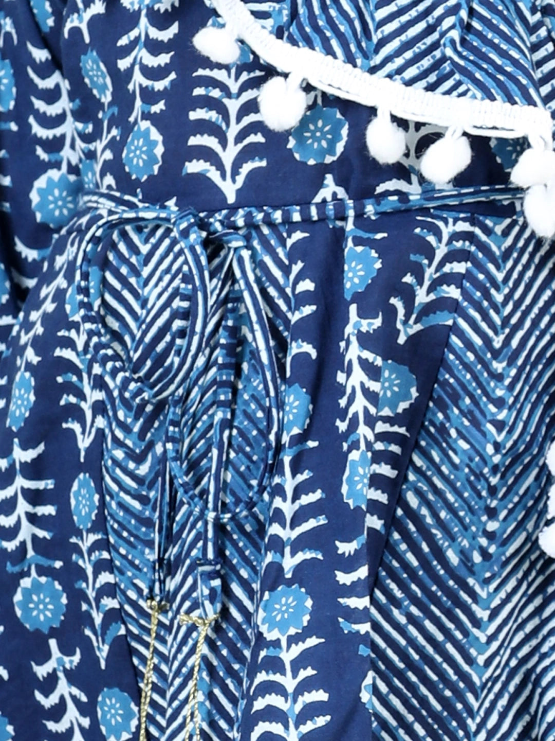 BownBee Pure Cotton Printed One Sleeve Ruffle Frock  and Dresses for Girls