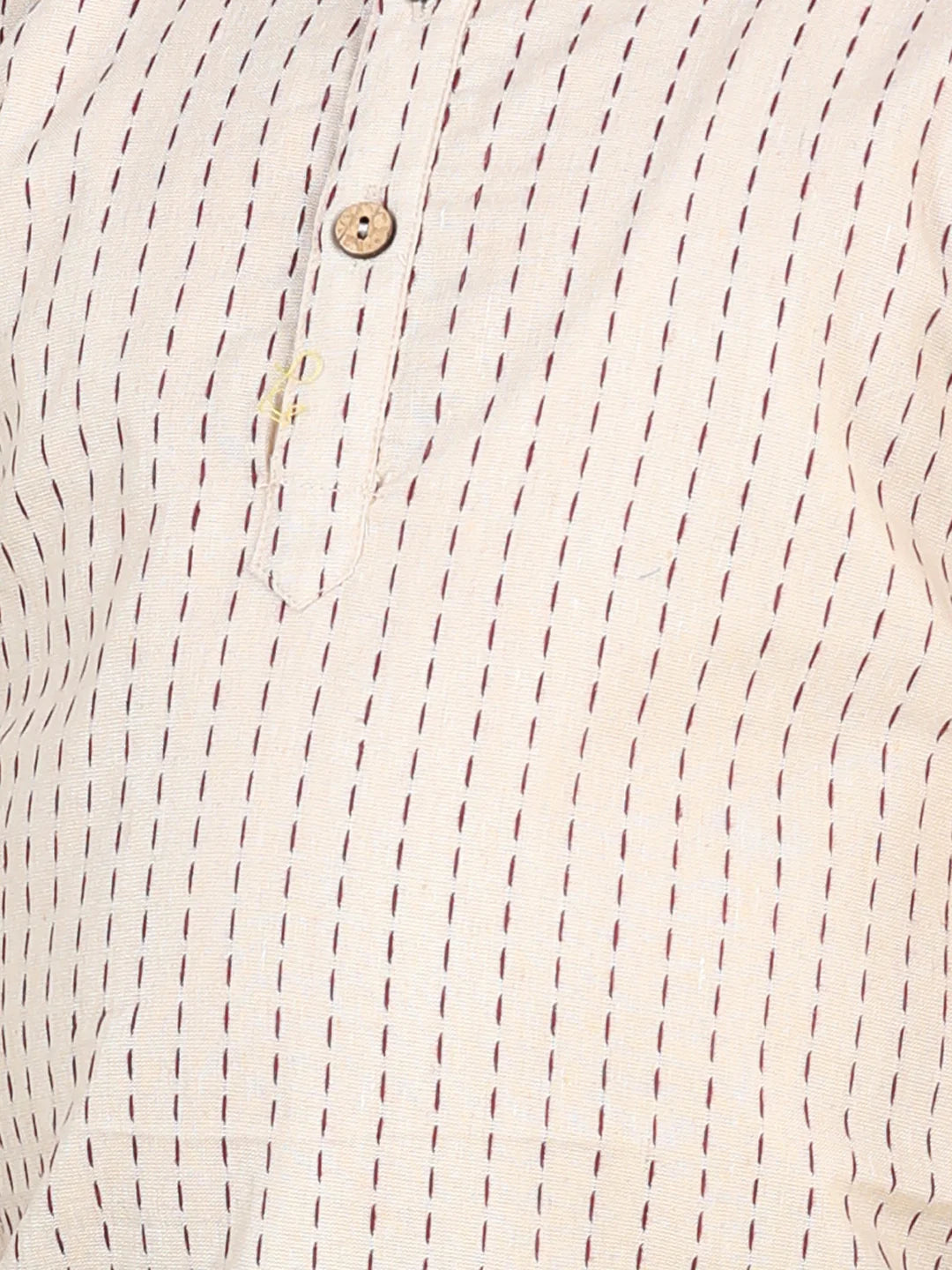 BownBee Full Sleeves Thread Worked Kurta Pajama