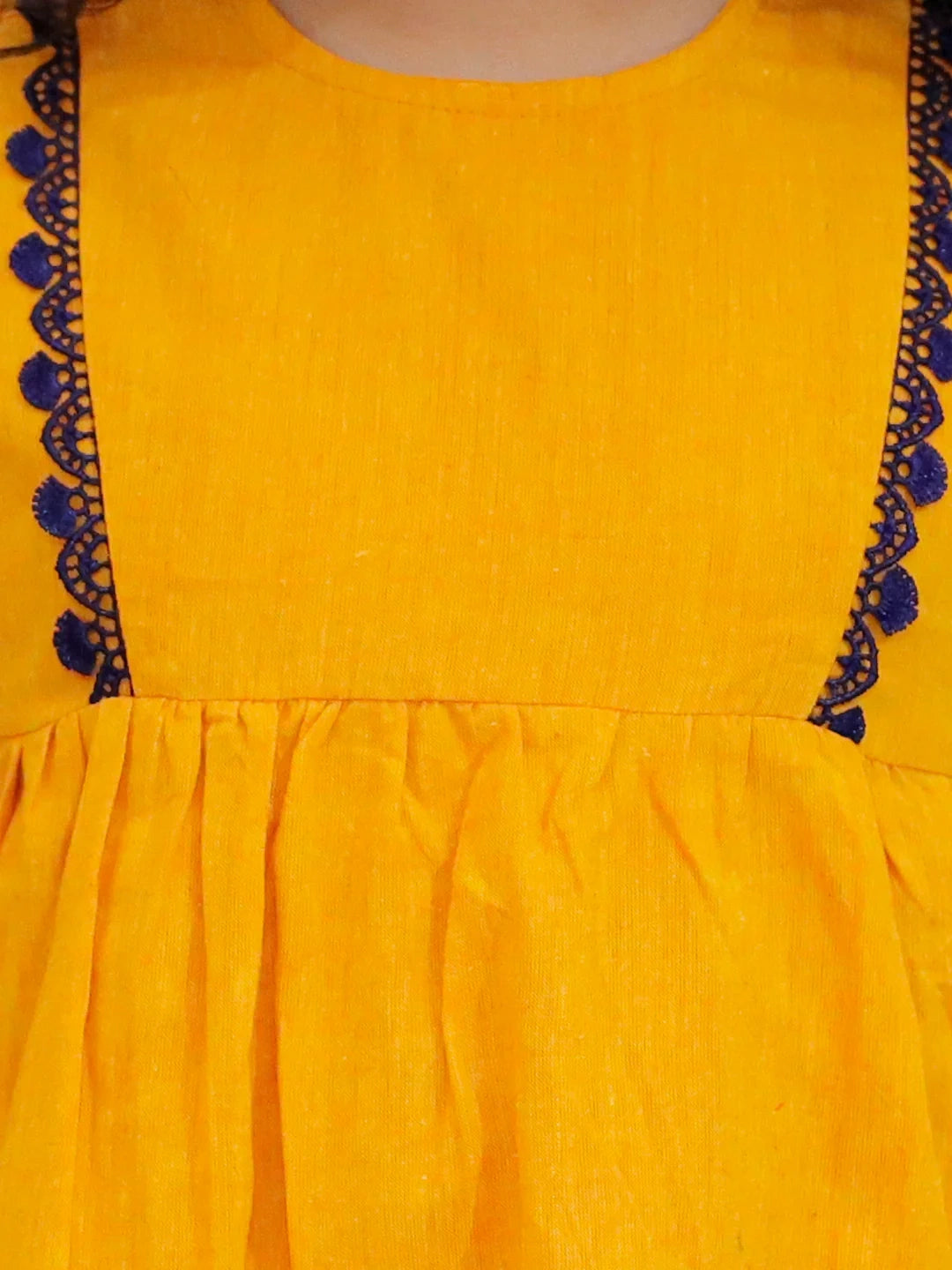 BownBee Pure Cotton Panelled Summer Frock for Girls