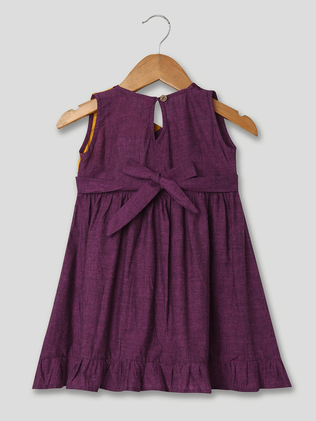BownBee Pure Cotton Embroidered Summer Frock for Girls