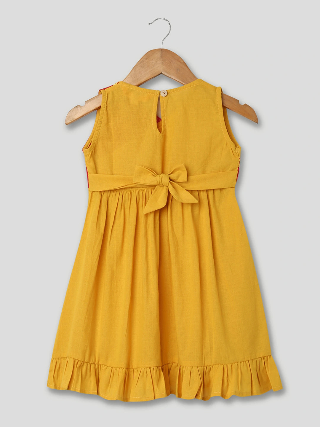 BownBee Pure Cotton Embroidered Summer Frock for Girls