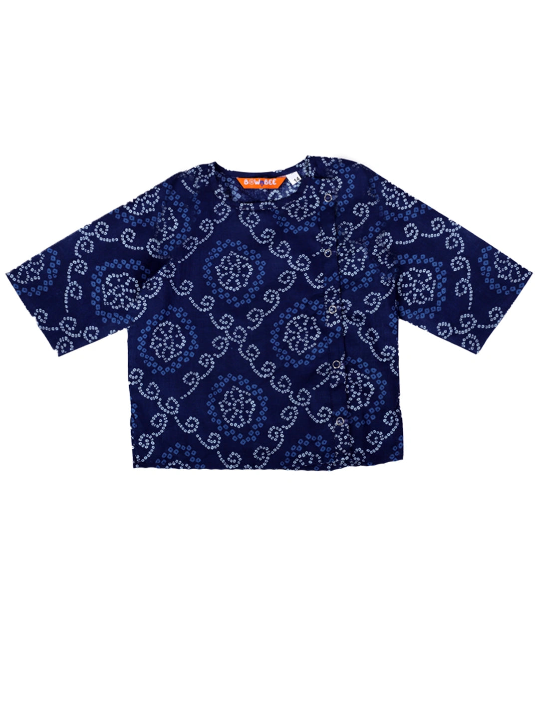 Bownbee Boys Pure Cotton Dhoti Kurta For Infants
