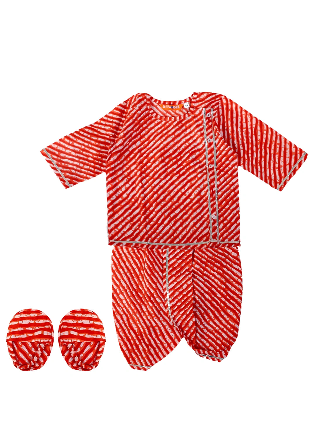 Bownbee Boys Pure Cotton Dhoti Kurta For Infants