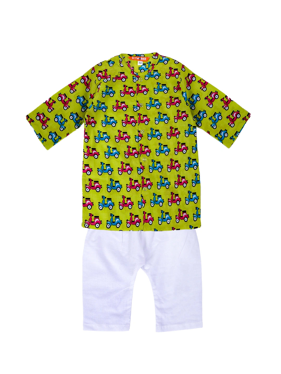 Bownbee Boys Pure Cotton Kurta Pajama For Infants