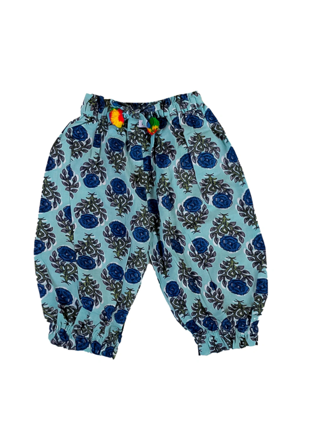 BownBee Pure Cotton Top with Harem Pant Set for Baby Girls