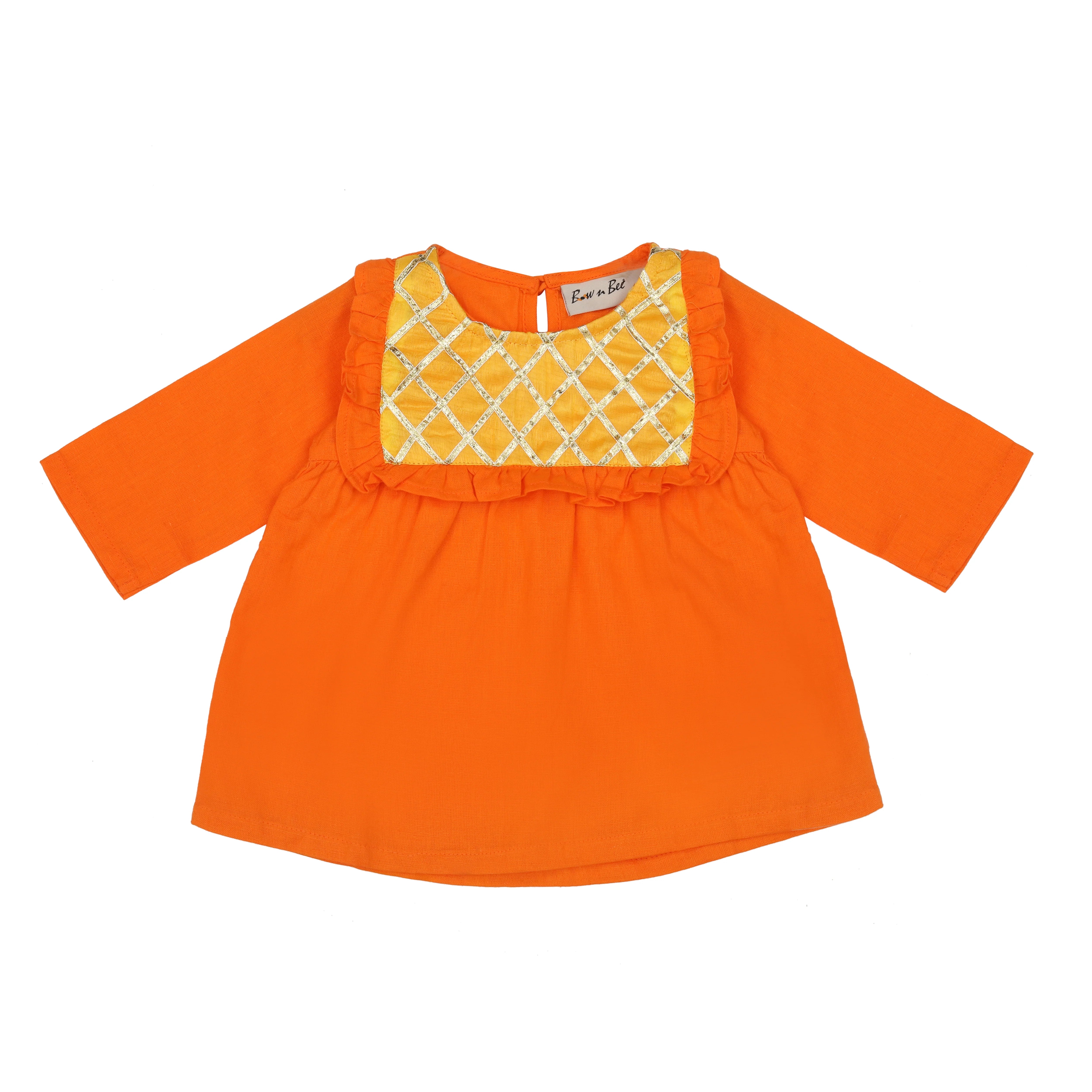 BownBee Cotton Full Sleeve Top with Harem For Girls