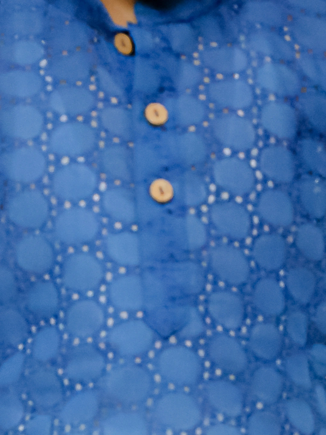 BownBee Chikan Full Sleeve Cotton Kurta with Pajama for Boys