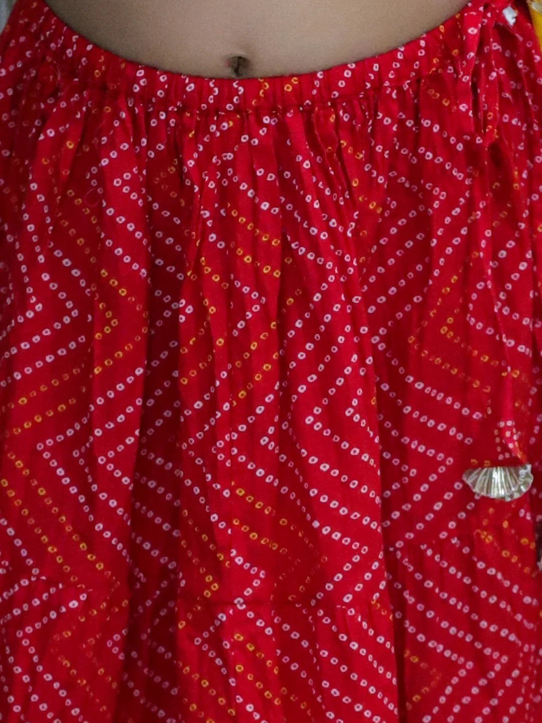 BownBee Halter Neck Pure Cotton Choli with Lehenga & Dupatta