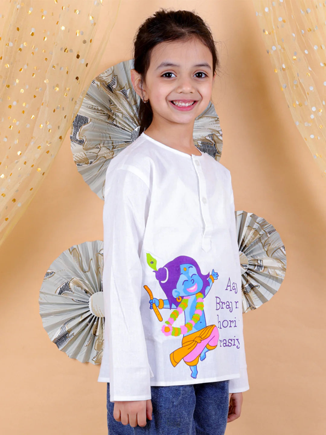 BownBee Unisex  Cotton Holi Full Sleeve Kurta