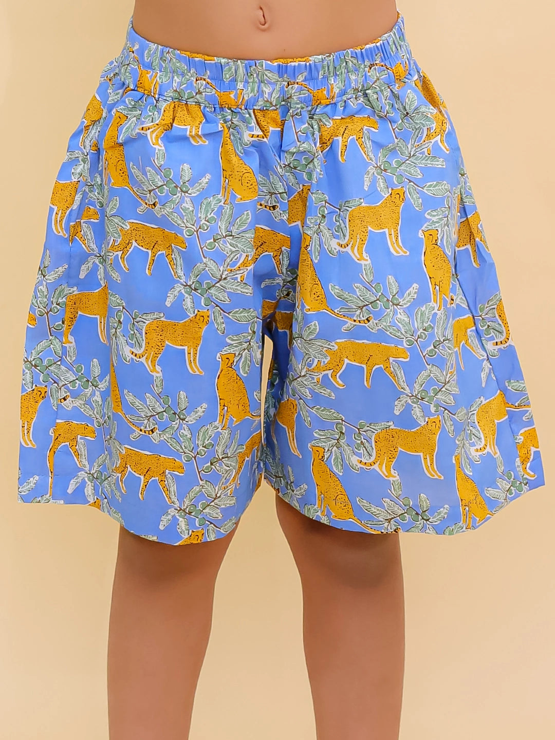 BownBee Summer Short Sleeve Pure cotton Printed Shorts And Shirt Set