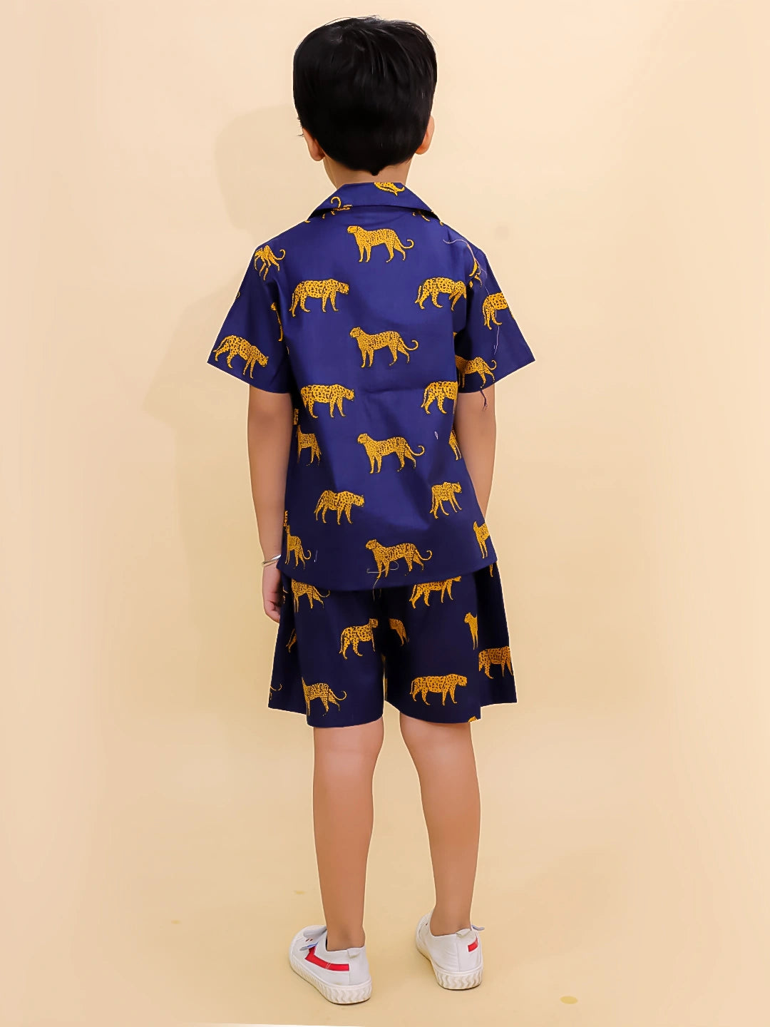 BownBee Summer Short Sleeve Pure cotton Printed Shorts And Shirt Set