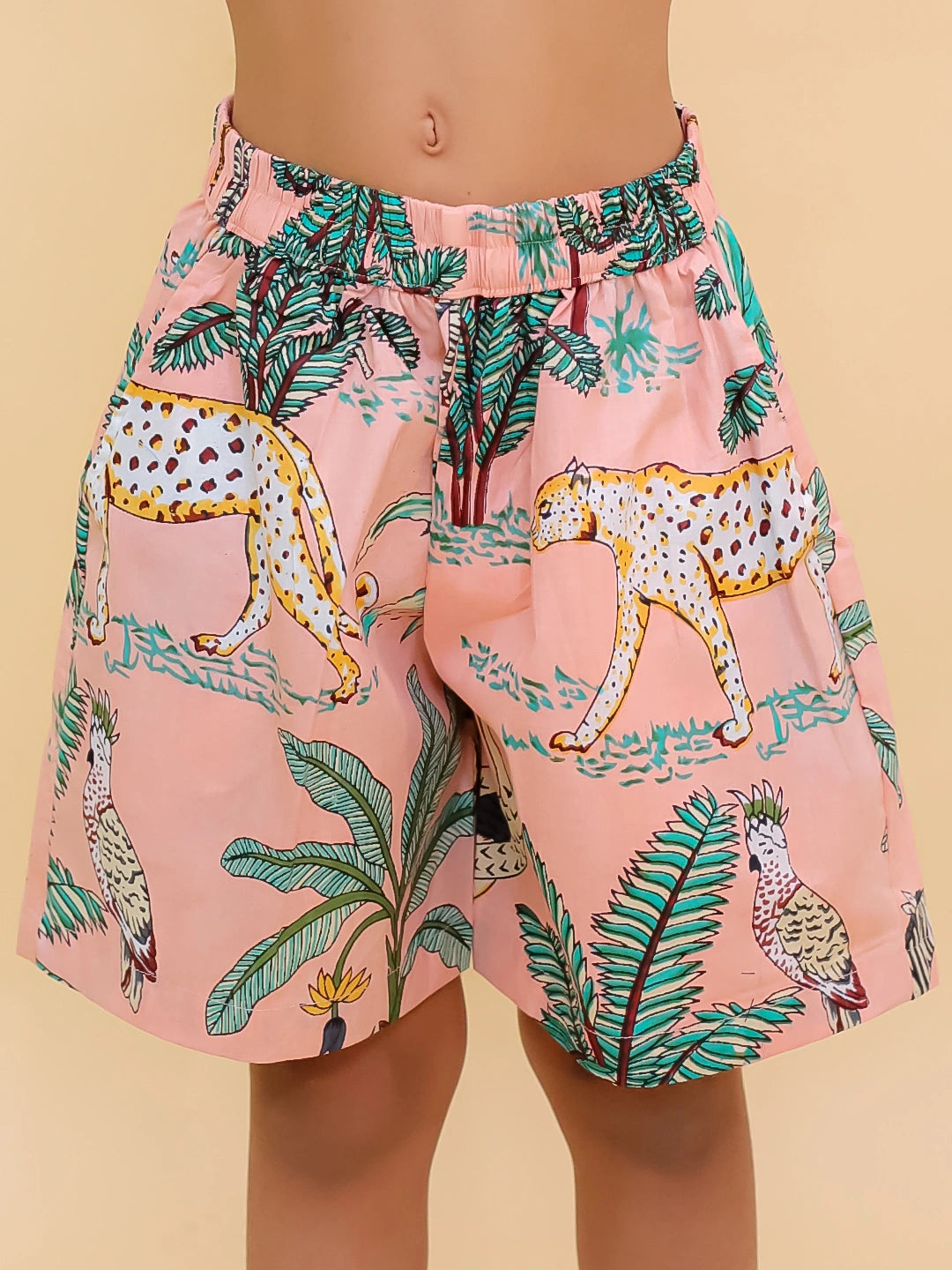 BownBee Summer Short Sleeve Pure cotton Printed Shorts And Shirt Set