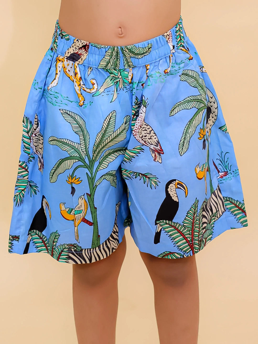 BownBee Summer Short Sleeve Pure cotton Printed Shorts And Shirt Set