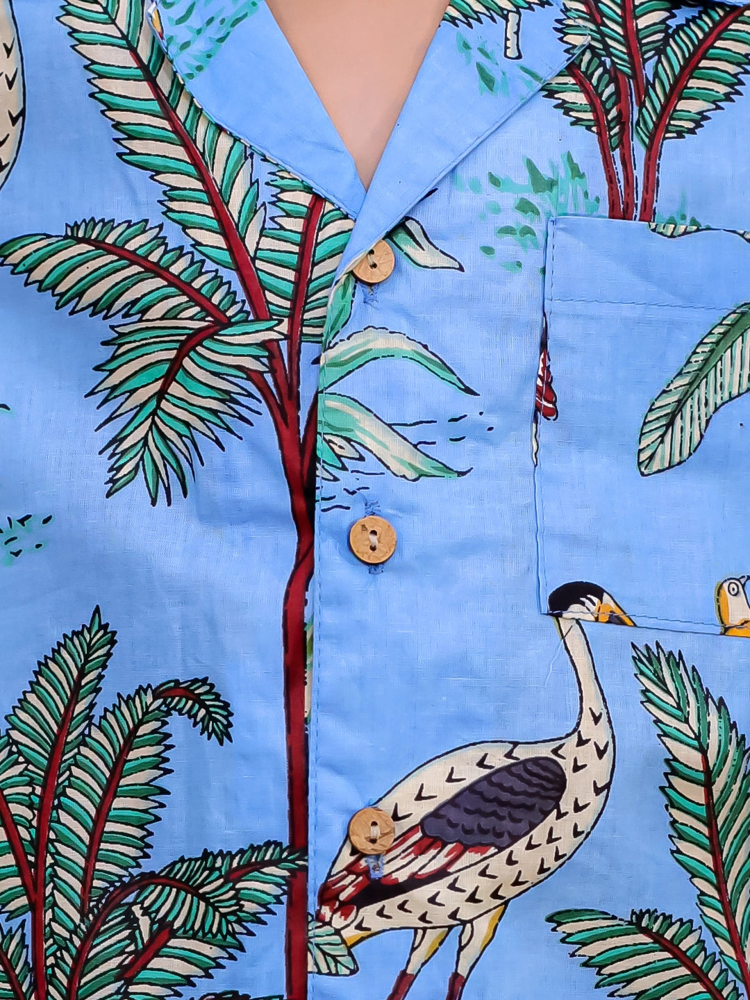 BownBee Summer Short Sleeve Pure cotton Printed Shorts And Shirt Set