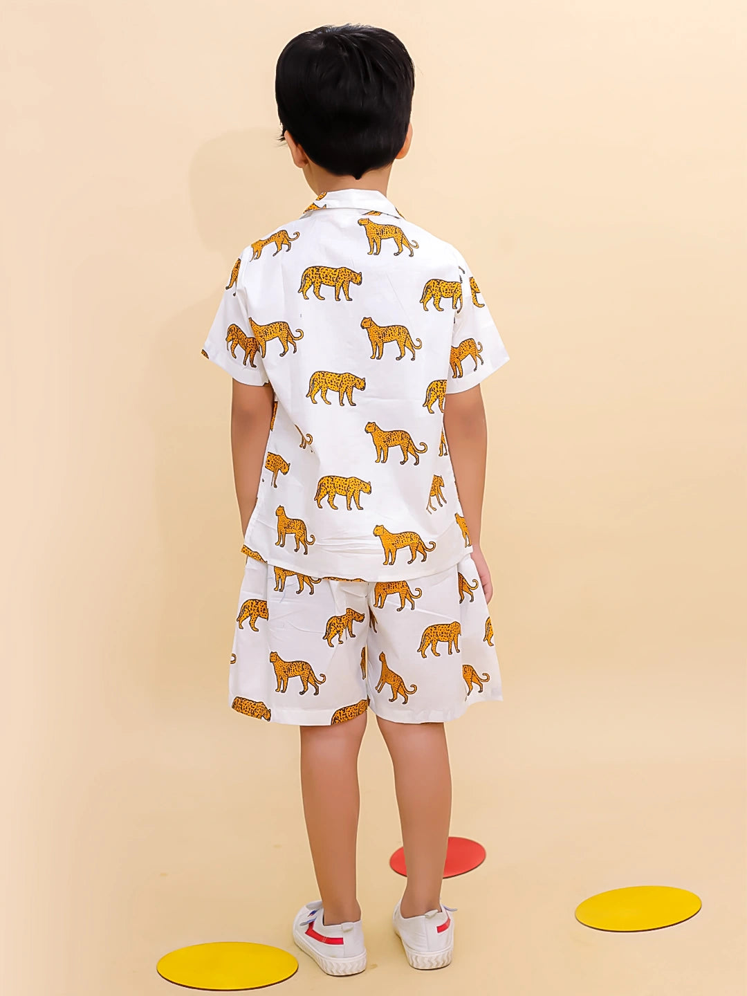 BownBee Summer Short Sleeve Pure cotton Printed Shorts And Shirt Set