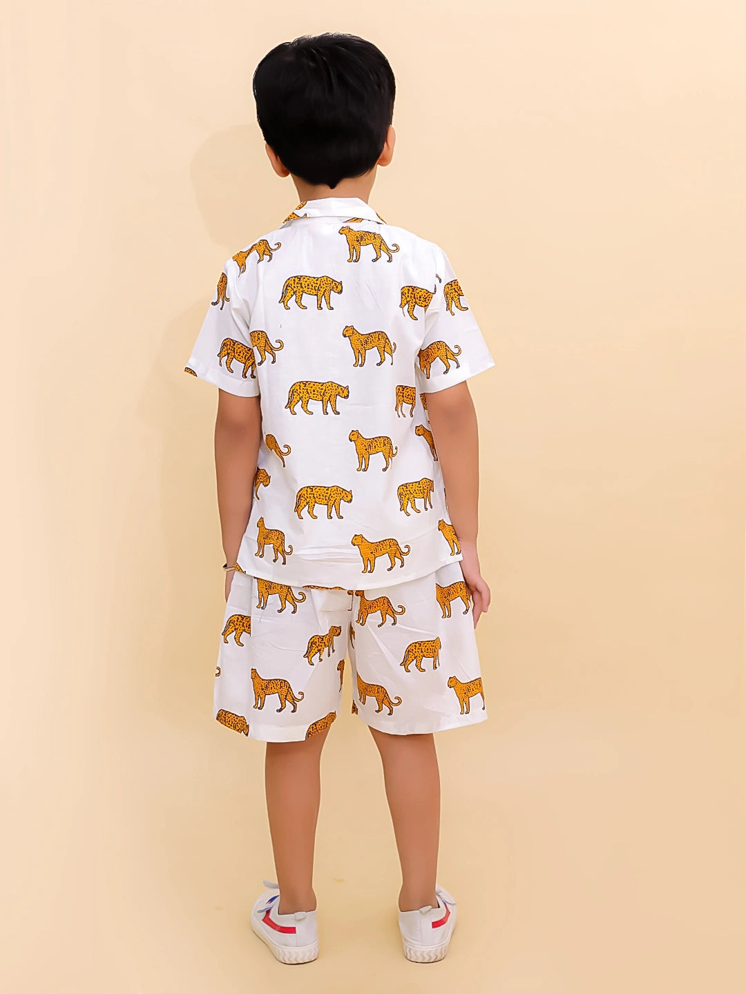 BownBee Summer Short Sleeve Pure cotton Printed Shorts And Shirt Set