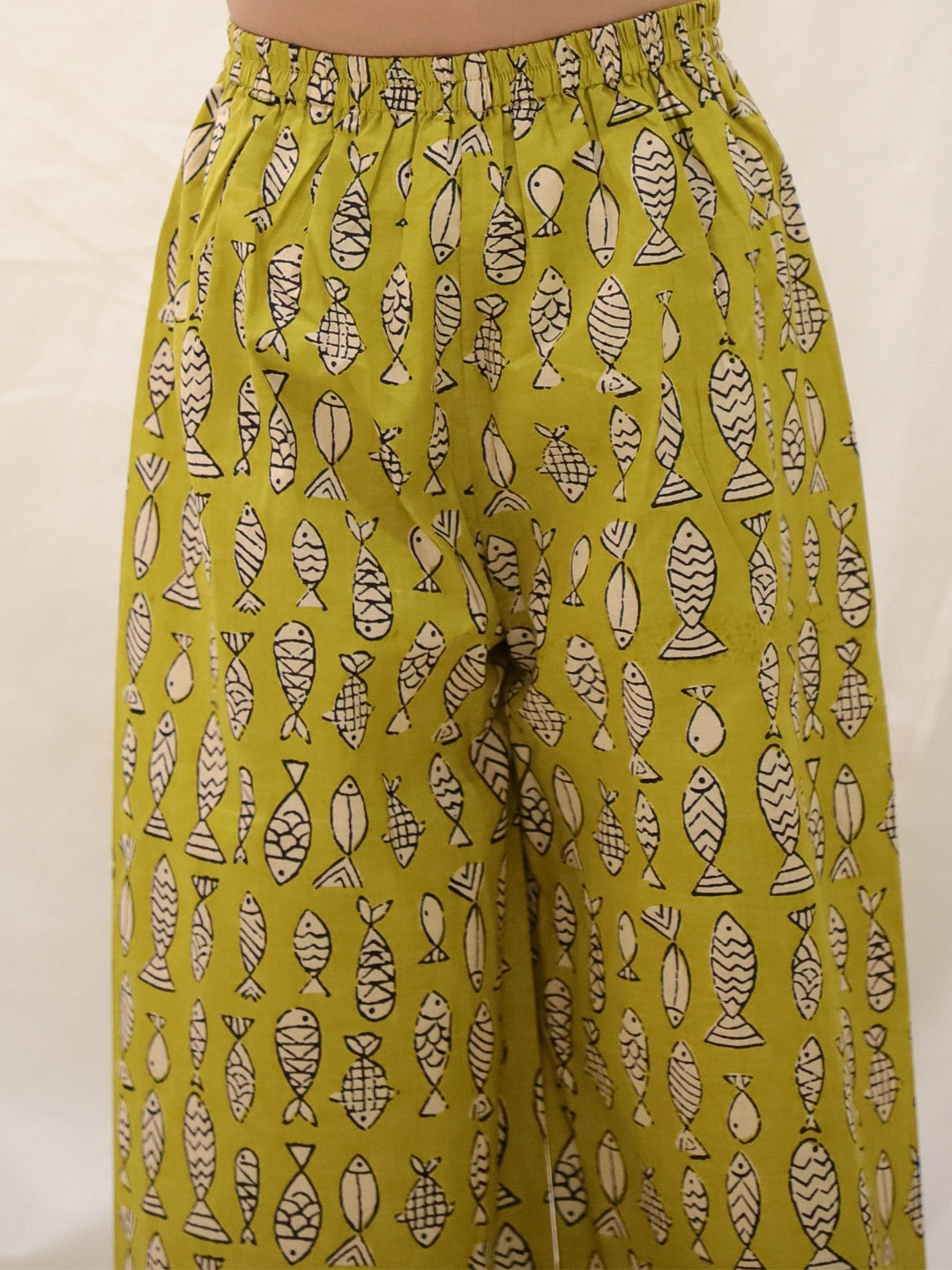 BownBee Summer Sleeveless Pure Cotton Printed Top & Culottes Set For Girls