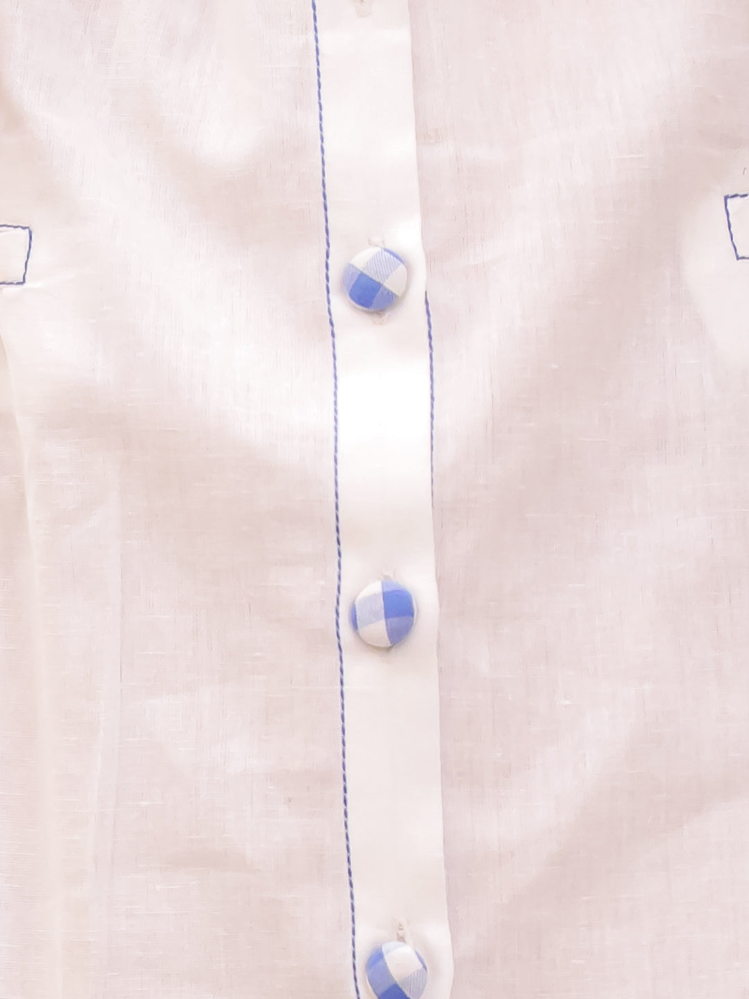 BownBee Cotton Sleeveless Top & Palazzo Set - Off White