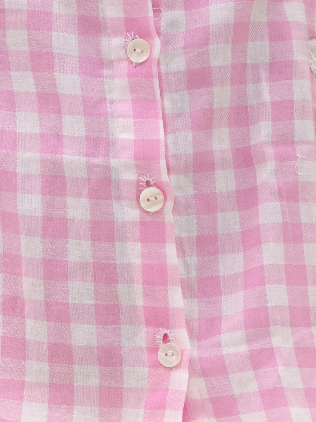 BownBee Summer Sleeveless Pure Cotton Printed Top & Shorts Set For Girls - Pink