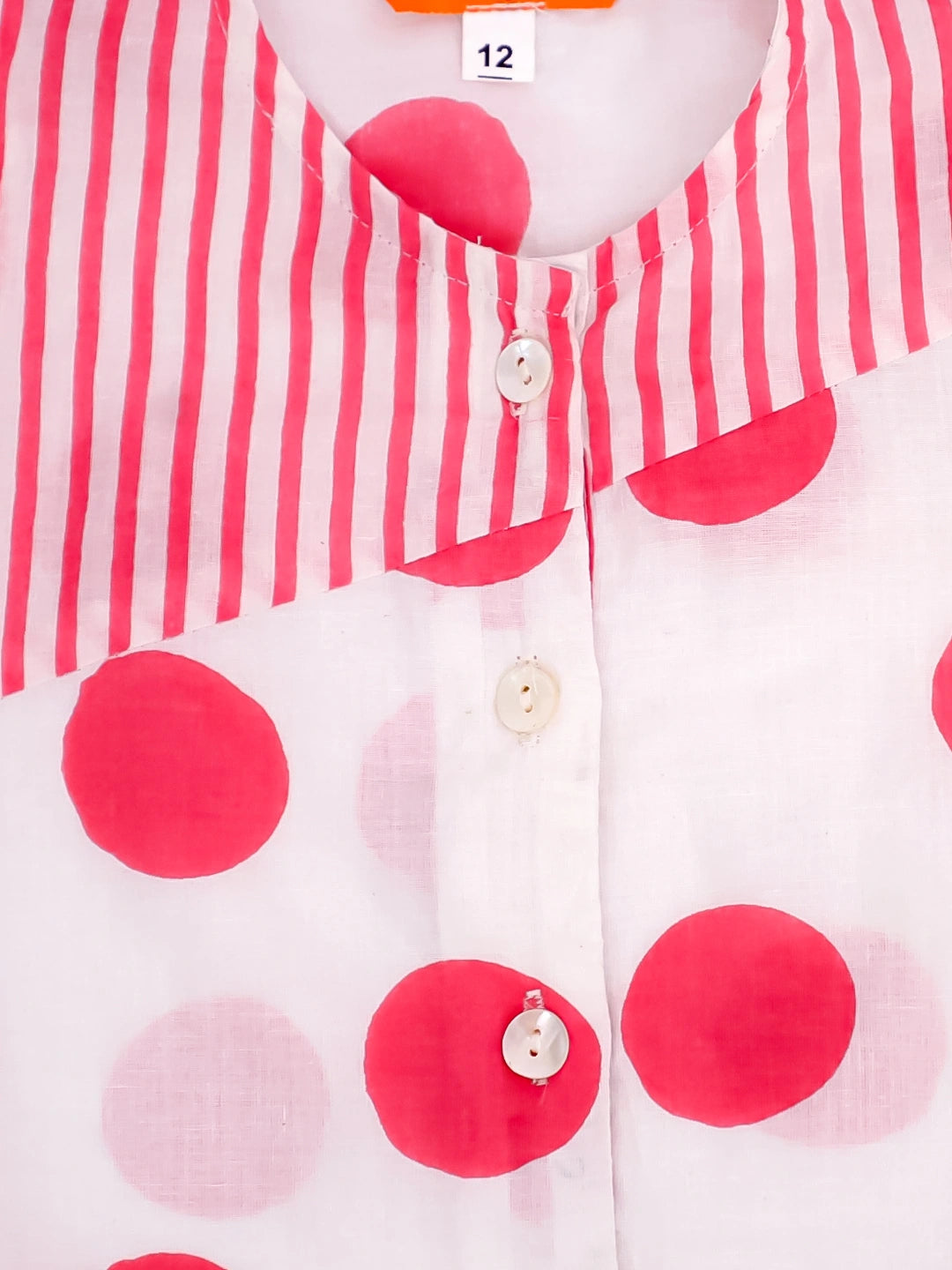 Bownbee Girls Cotton Clothing Set For Infants  - Polka Dots - Yellow