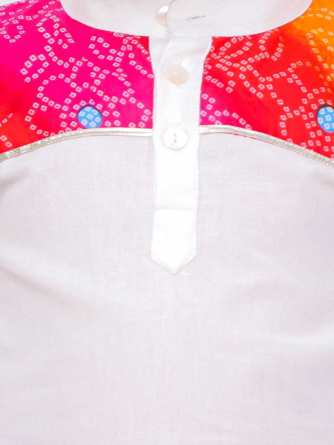 BownBee Ethnic Pure Cotton Lehriya Kurta Dhoti Set For Boys