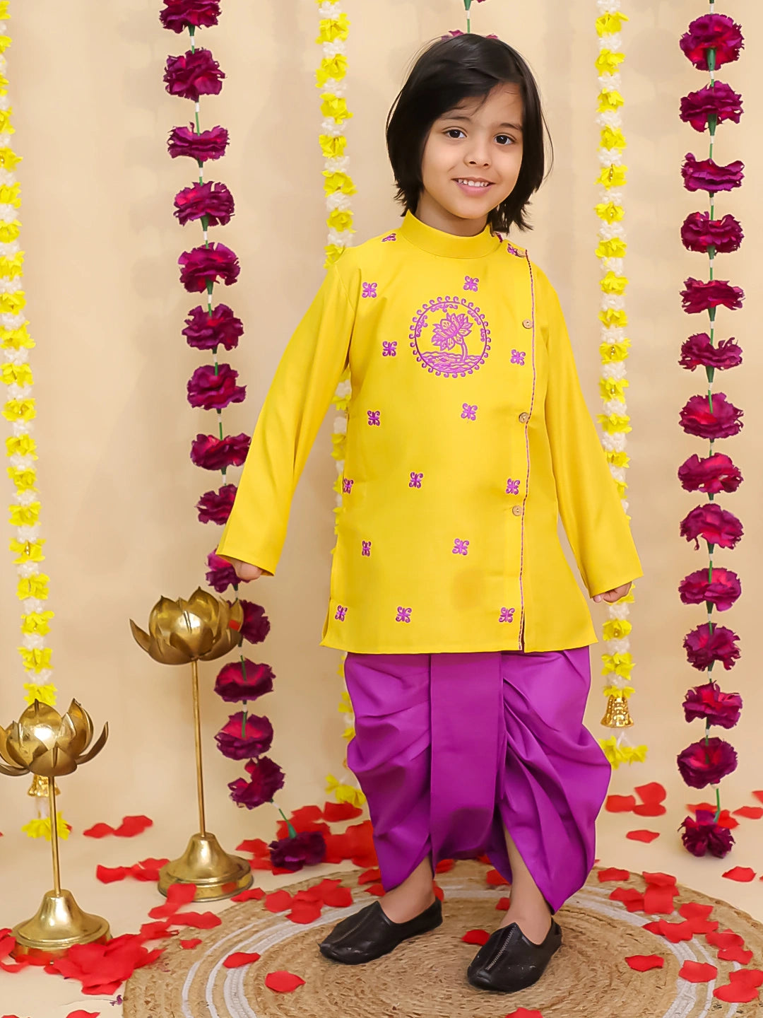 BownBee Bengali Kurta & Dhoti Set for Boys