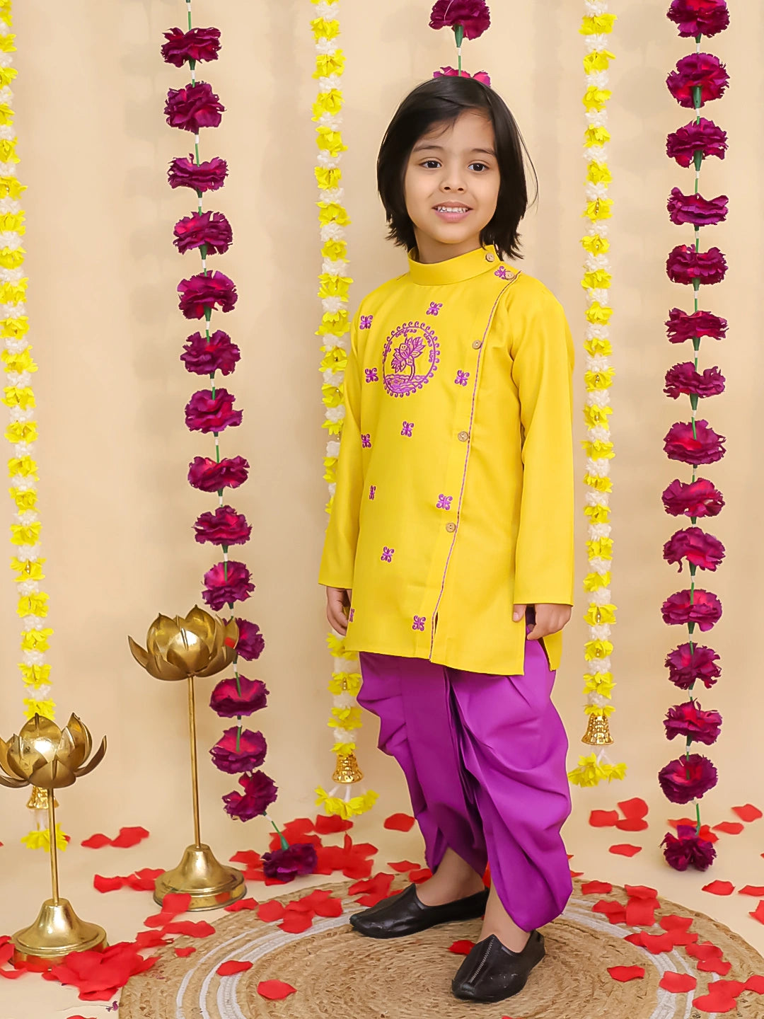 BownBee Bengali Kurta & Dhoti Set for Boys