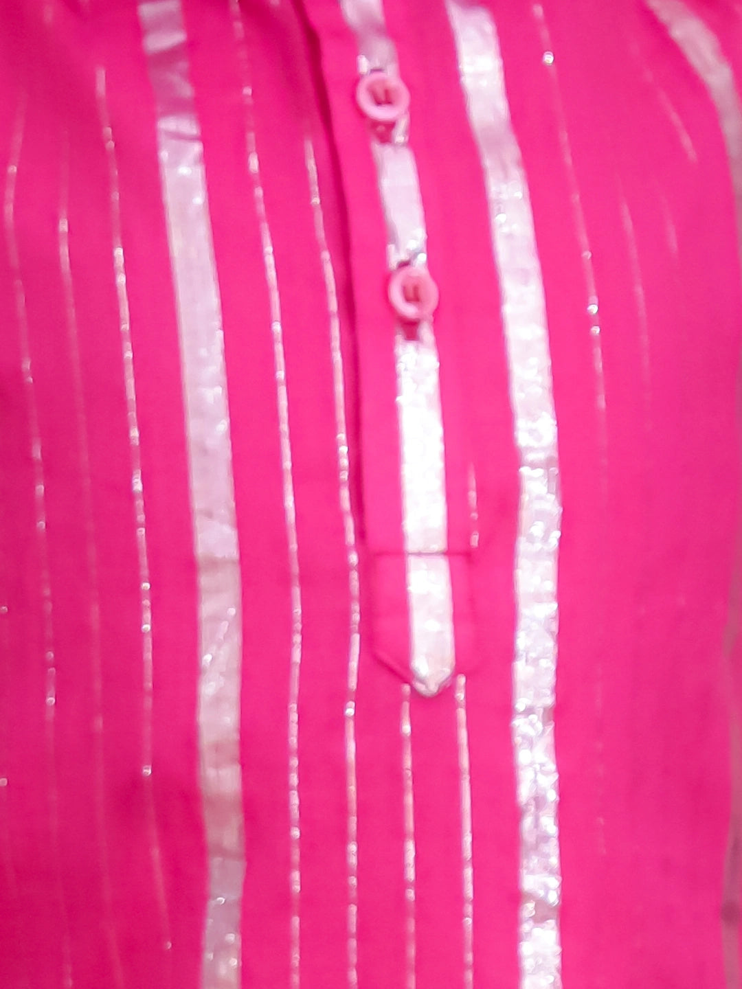 BownBee Pure Cotton Lurex Kurta with Dhoti Set for Boys | Traditional Festive Wear – White