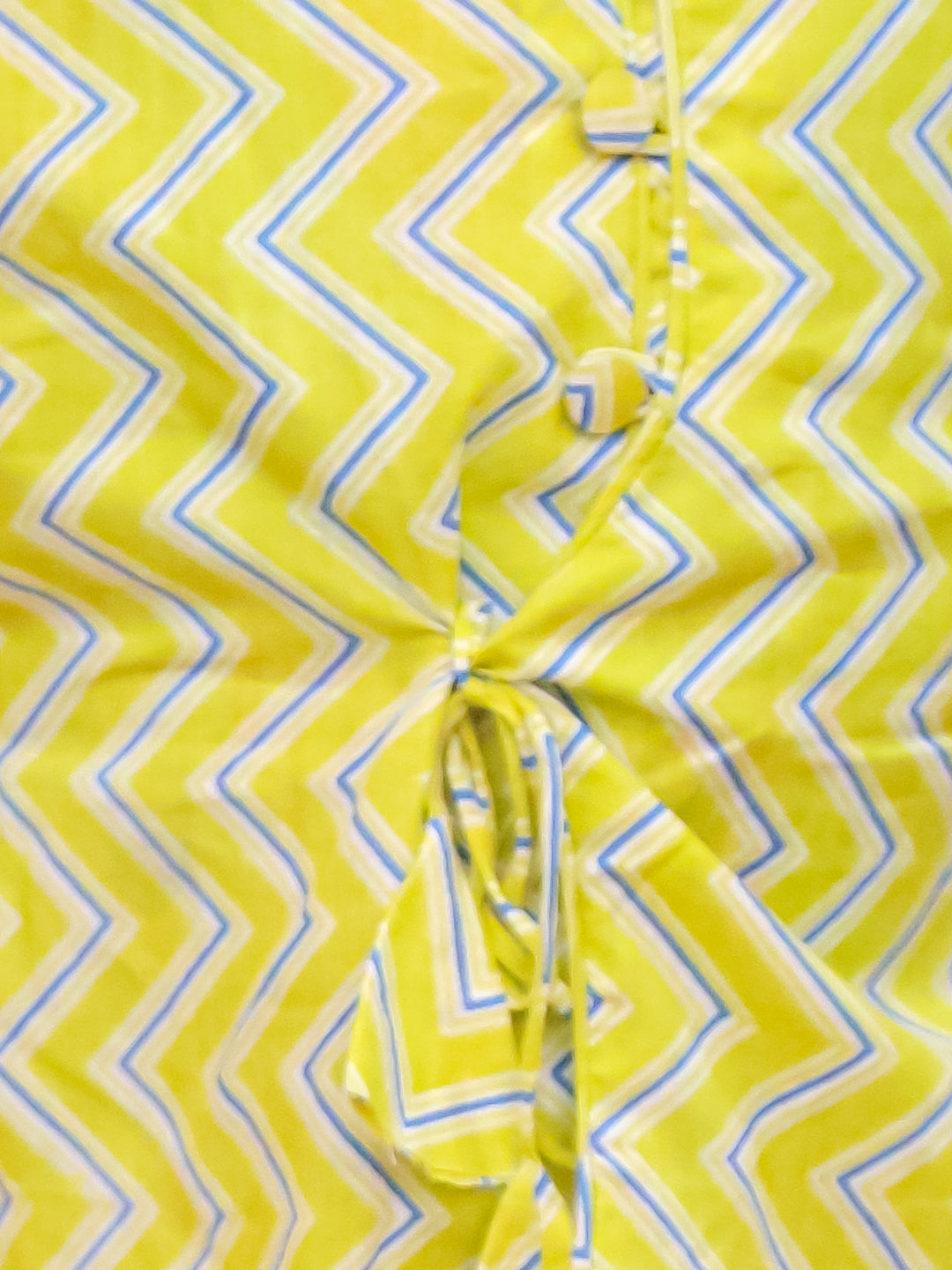 BownBee Pure Cotton  Elephant Printed Dhoti Kurta For Infant Boys -Yellow