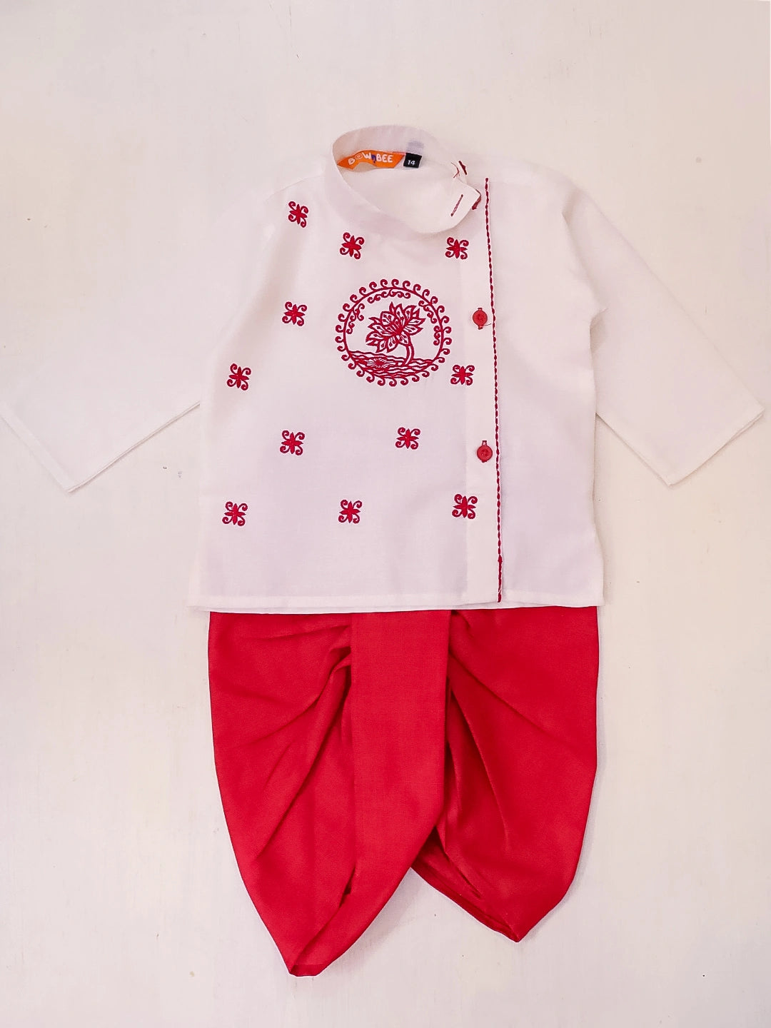 Bownbee Boys Cotton Dhoti Kurta For Infants