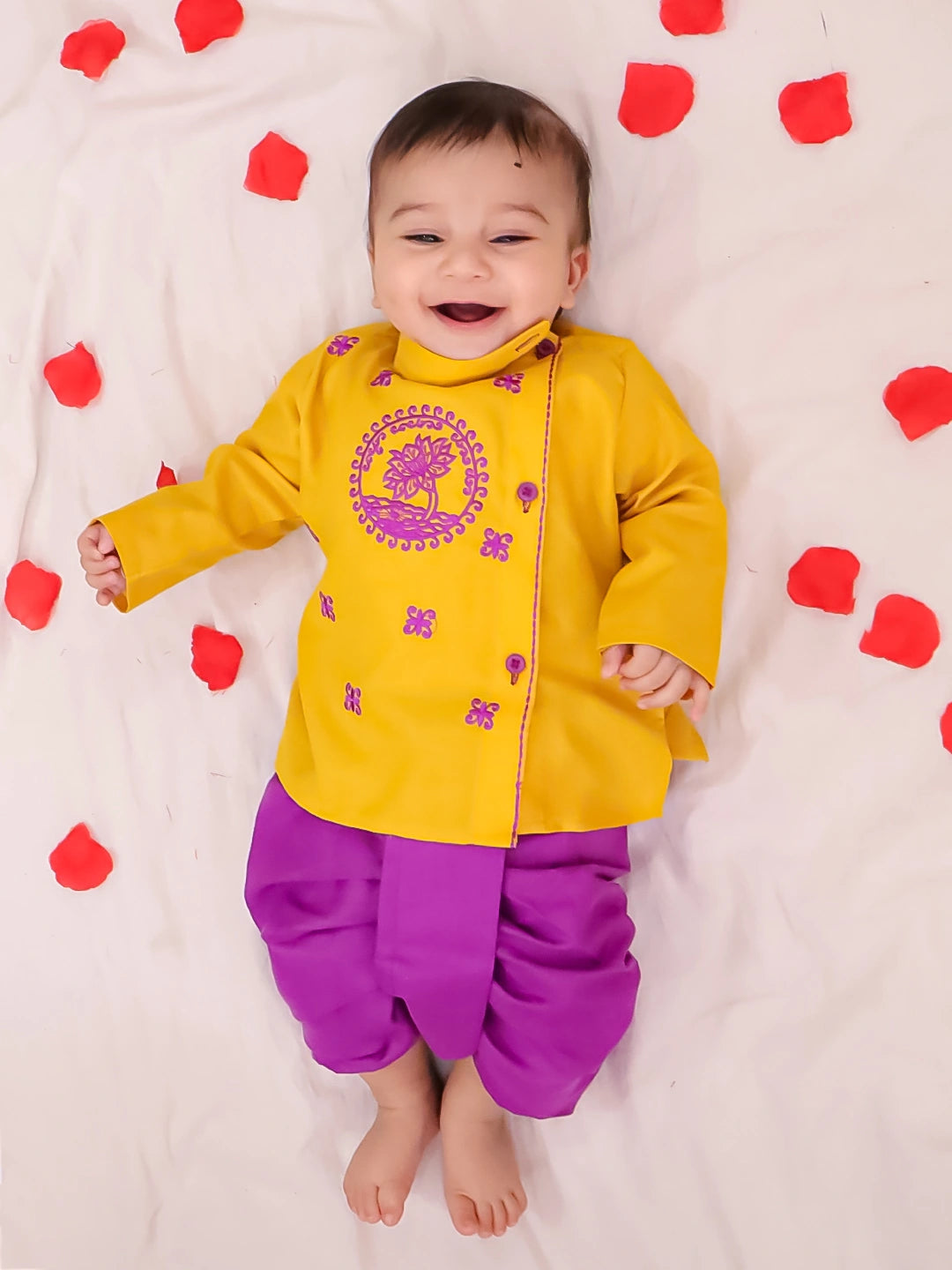 Bownbee Boys Cotton Dhoti Kurta For Infants