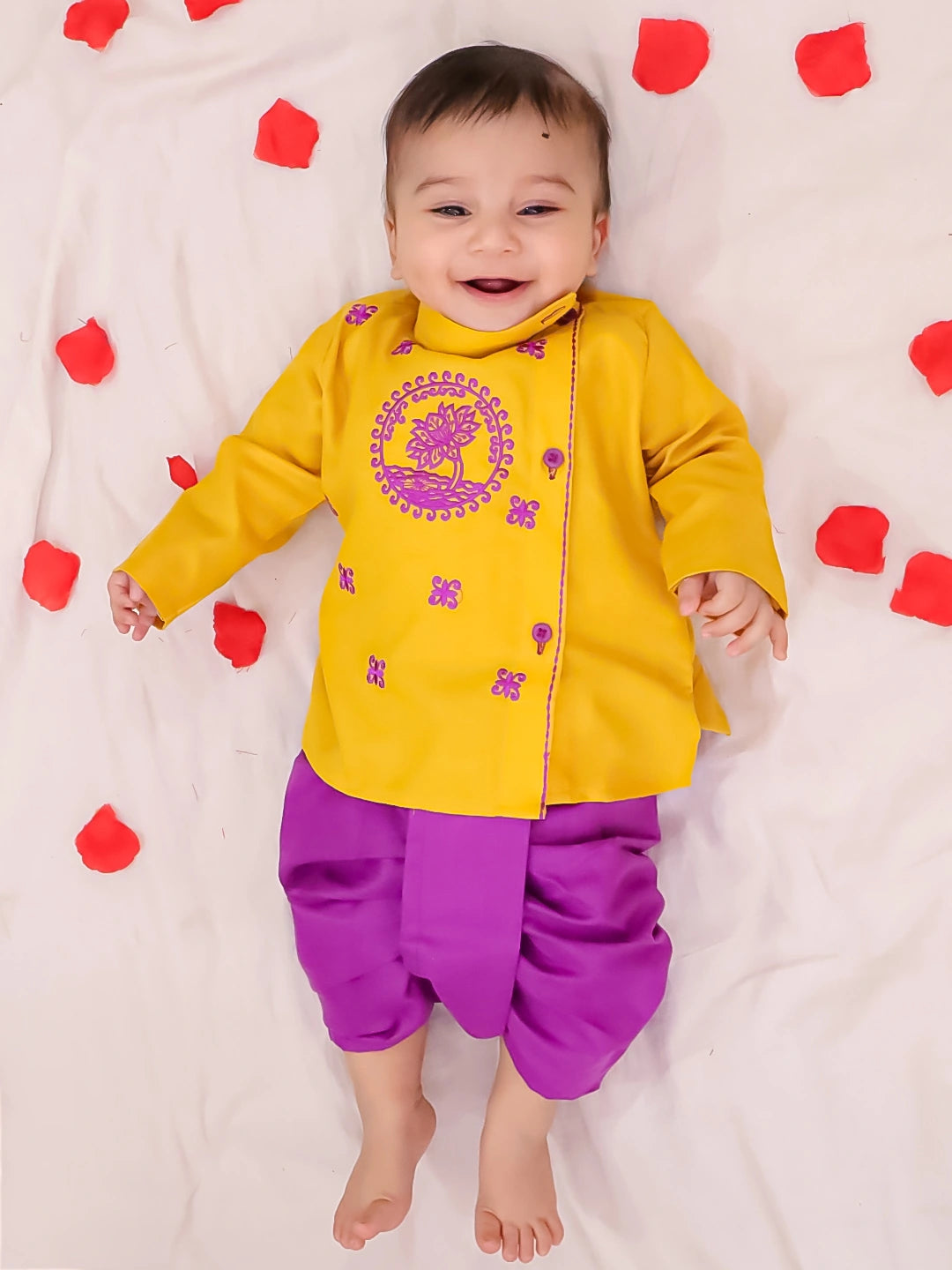 Bownbee Boys Cotton Dhoti Kurta For Infants