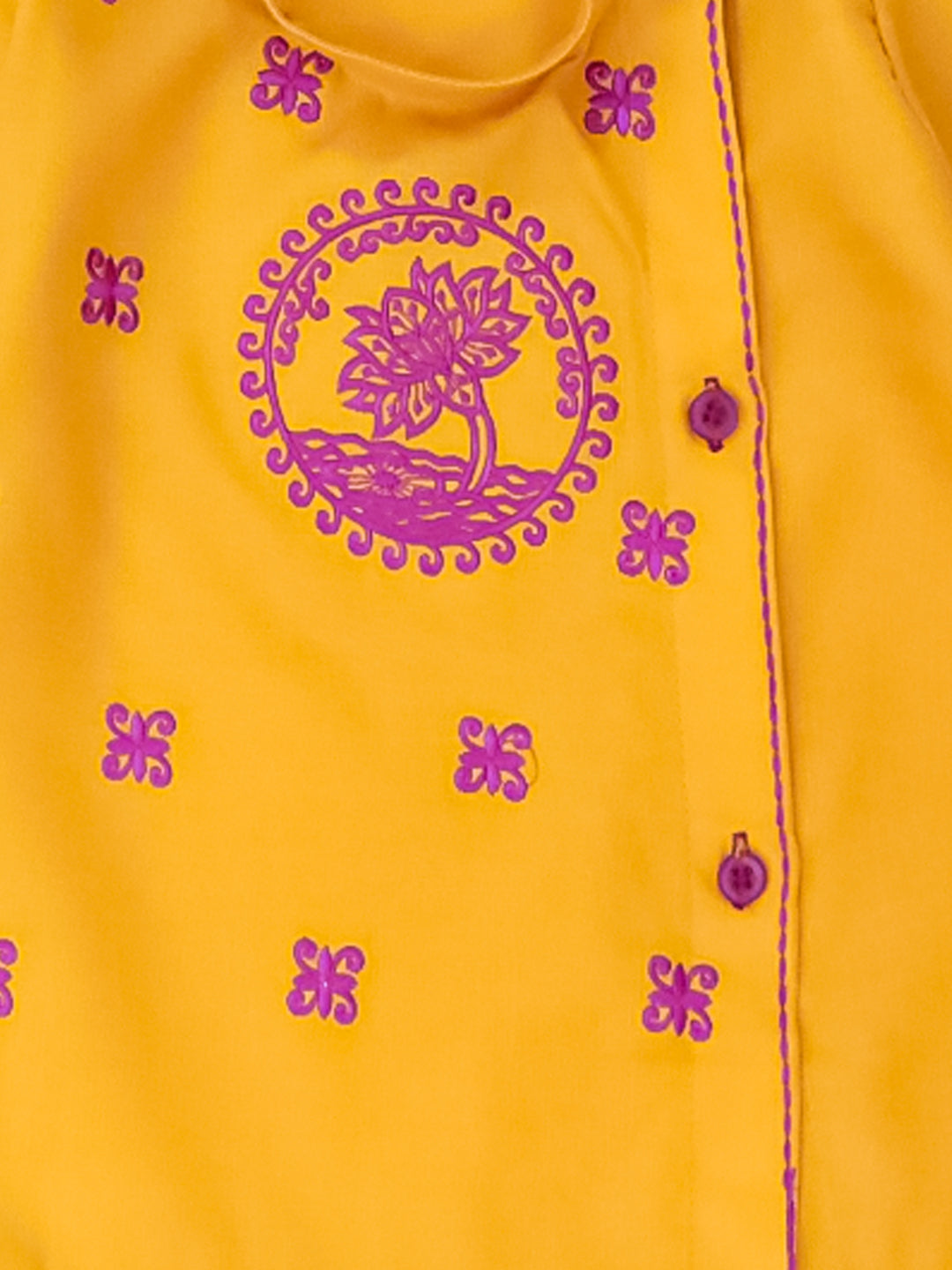 Bownbee Boys Cotton Dhoti Kurta For Infants  - Embroidered - White