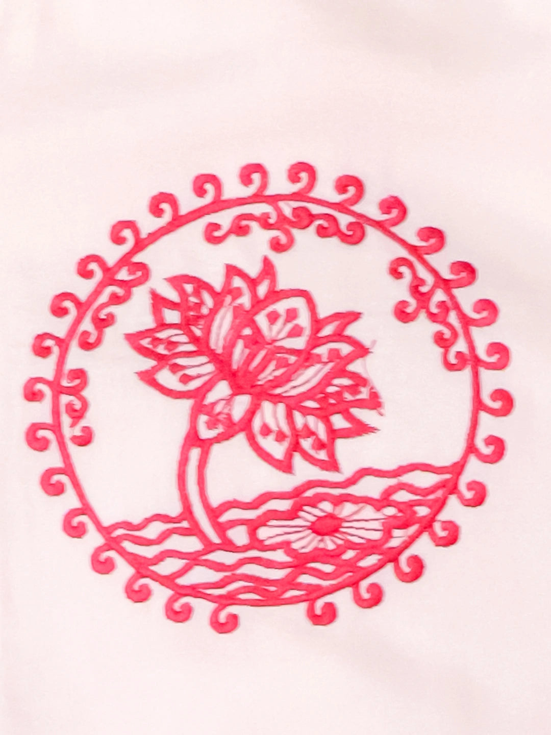 BownBee Embroidered Kurti with Dhoti for Infant Girls