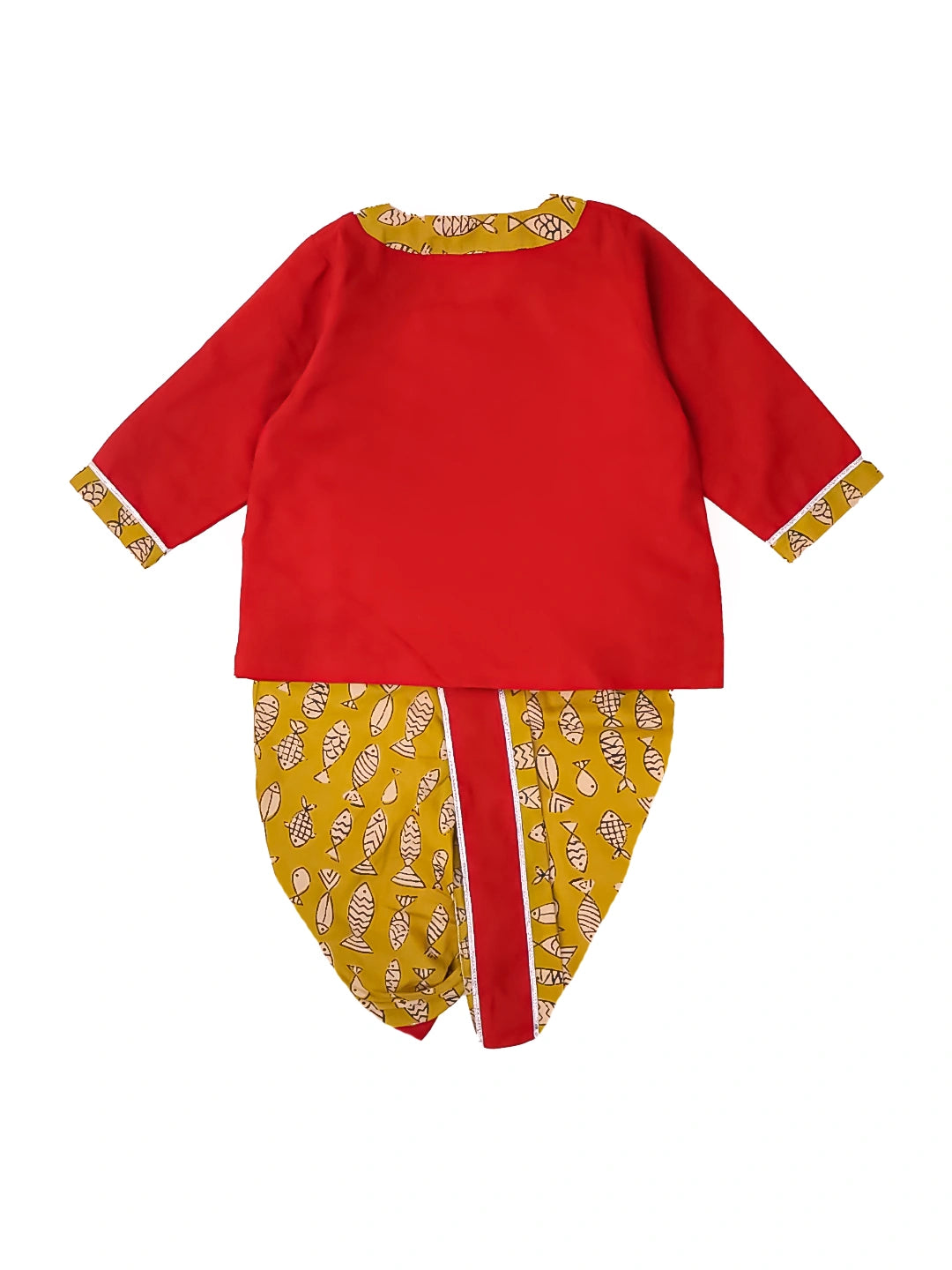 Bownbee Boys Cotton Dhoti Kurta For Infants