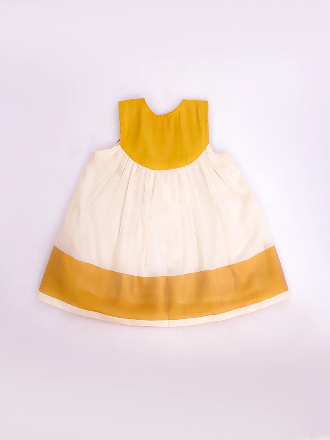BownBee Pure Cotton Sleeveless Dress With Flowers For Infant  Girls