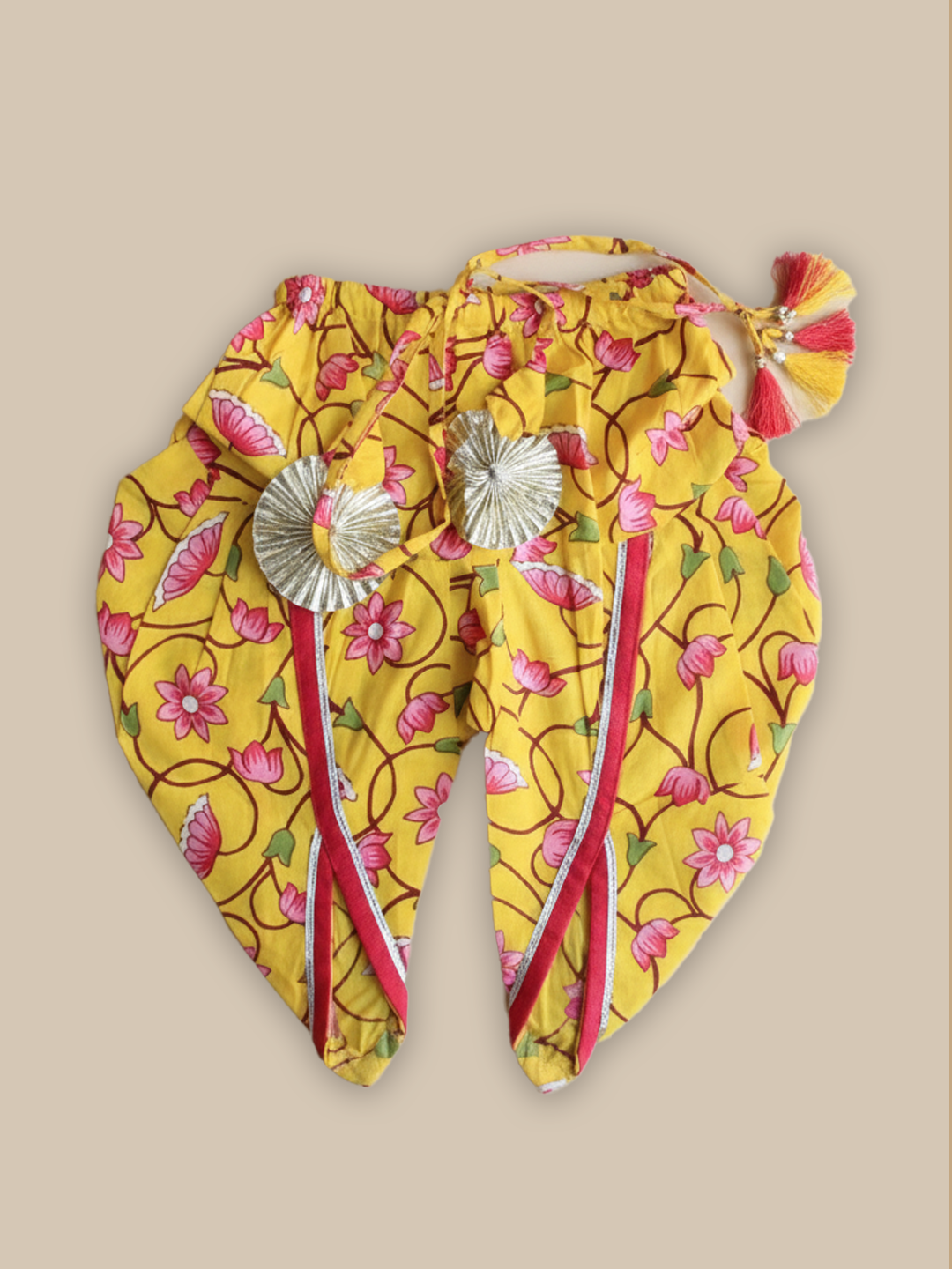 BownBee Pure Cotton Embroidered Ethnic suit set For Infant Girls- Pink