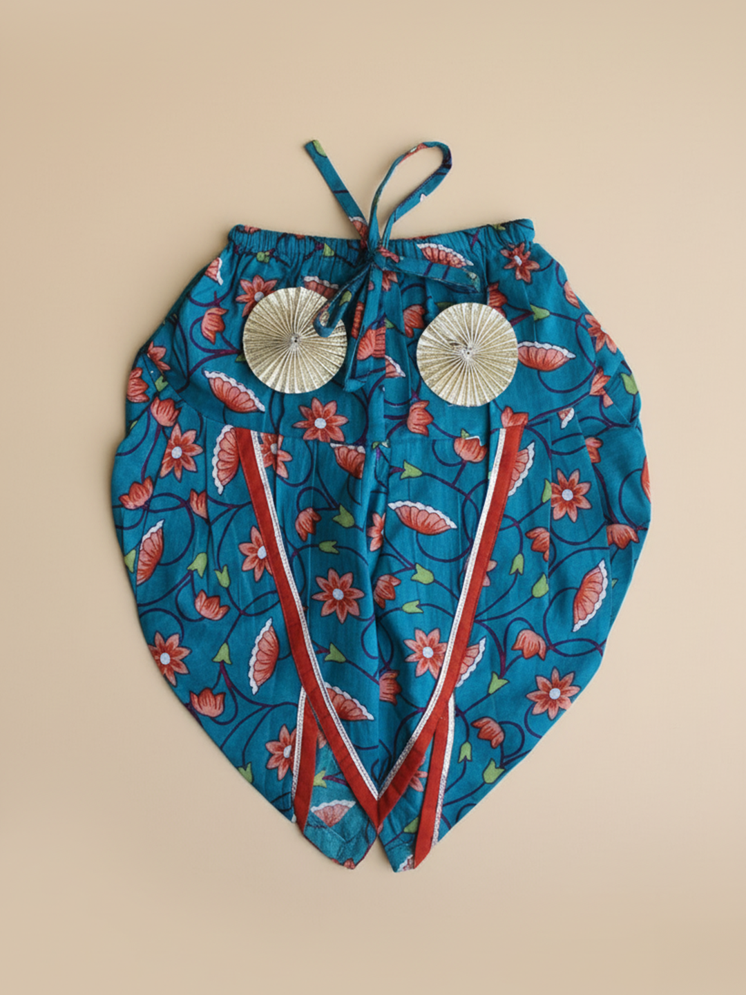 Bownbee Girls Cotton Ethnic Set For Infants  - Embroidered - Red