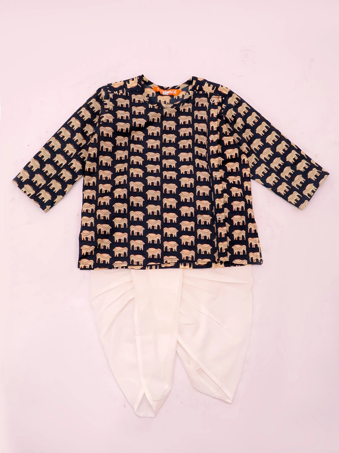 Bownbee Boys Cotton Dhoti Kurta For Infants