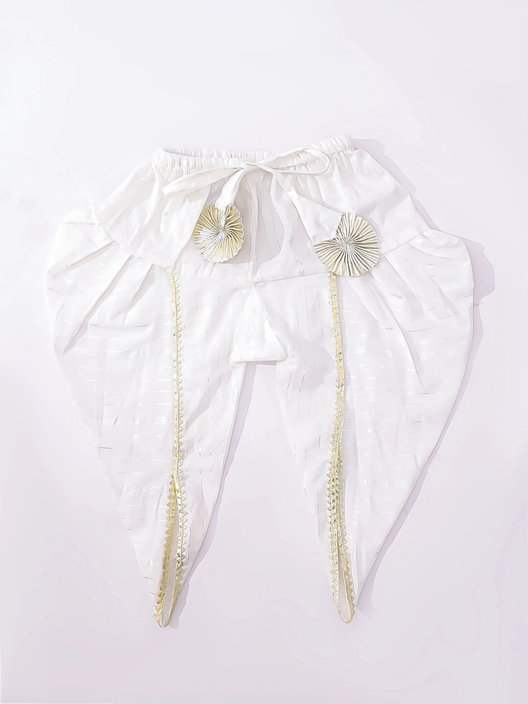 Bownbee Girls Cotton Ethnic Set For Infants  - Stripes - Pink