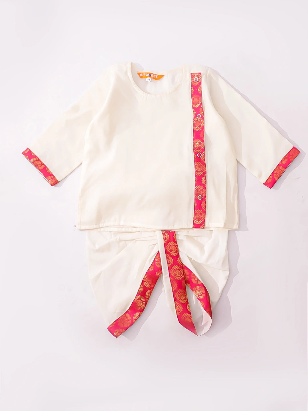 Bownbee Boys Cotton Dhoti Kurta For Infants