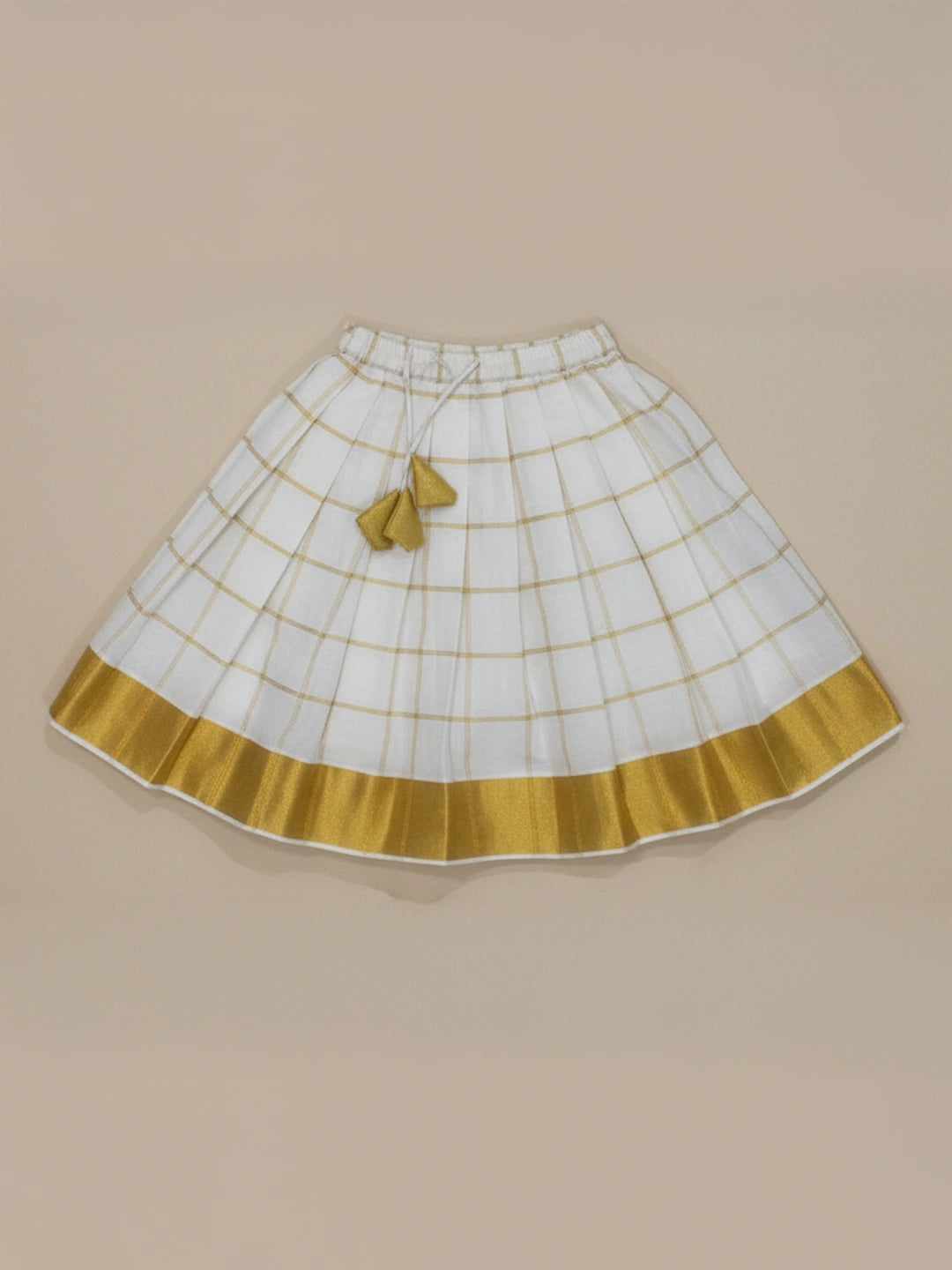 BownBee Sleeveless Pure Cotton Lehenga Choli Set For Girls