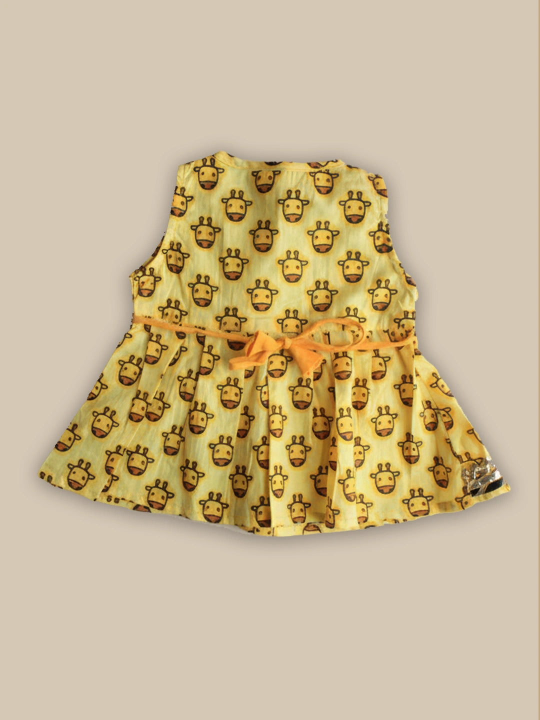 BownBee Pure Cotton Printed Kurti With Dhoti For Girls
