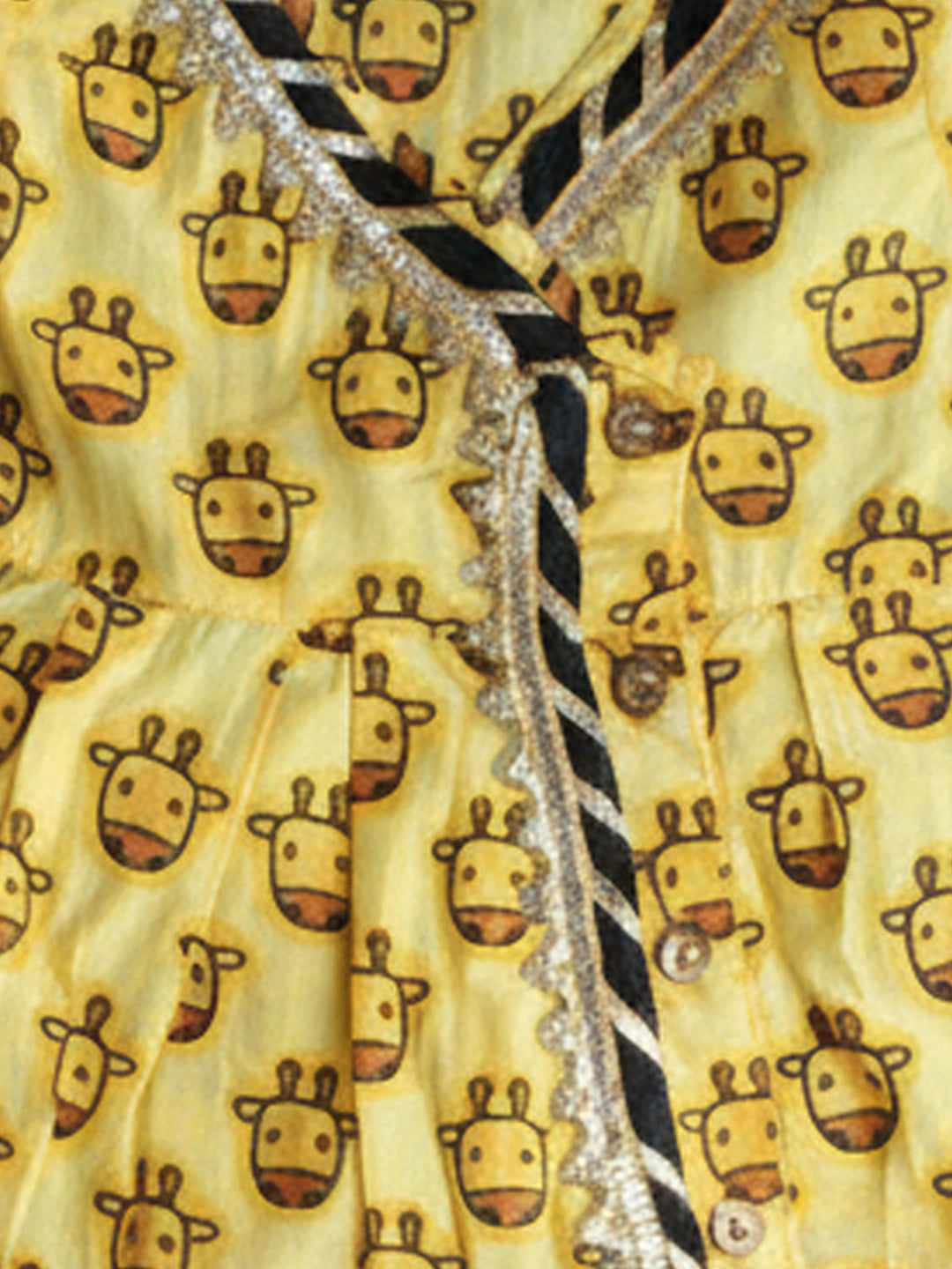 BownBee Pure Cotton Printed Kurti With Dhoti For Girls
