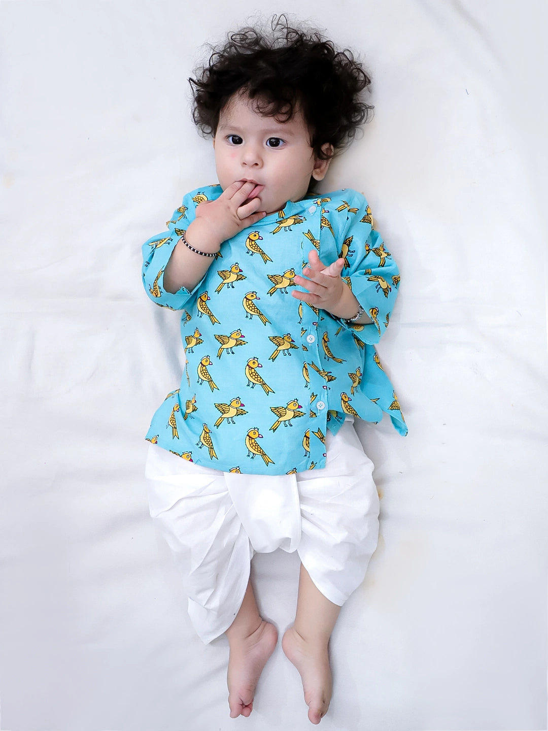 Bownbee Boys Pure Cotton Dhoti Kurta For Infants